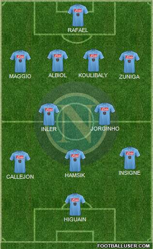 Napoli Formation 2014