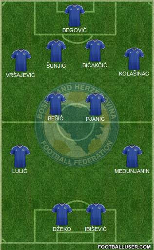 Bosnia and Herzegovina Formation 2014