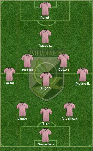 Città di Palermo Formation 2014