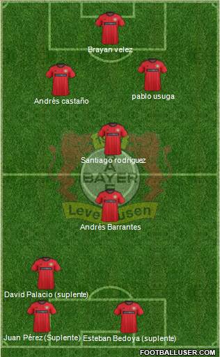 Bayer 04 Leverkusen Formation 2014