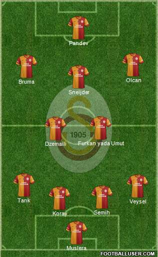 Galatasaray SK Formation 2014