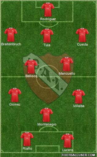 Independiente Formation 2014