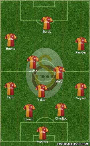 Galatasaray SK Formation 2014