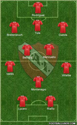 Independiente Formation 2014