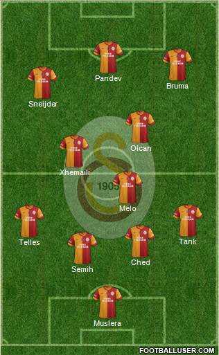 Galatasaray SK Formation 2014
