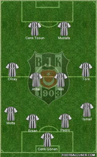 Besiktas JK Formation 2014