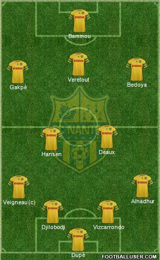 FC Nantes Formation 2014