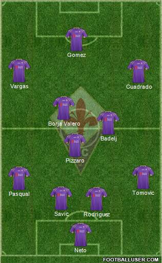 Fiorentina Formation 2014
