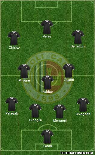 Ascoli 4-3-3 football formation