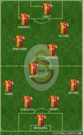 Galatasaray SK Formation 2014
