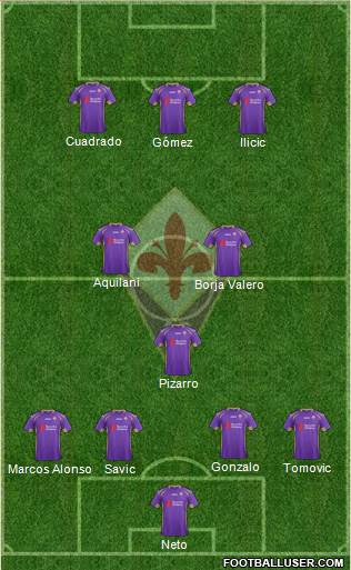 Fiorentina Formation 2014