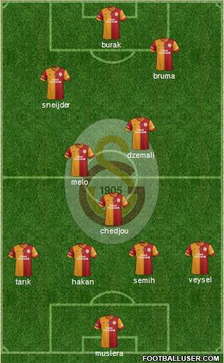Galatasaray SK Formation 2014