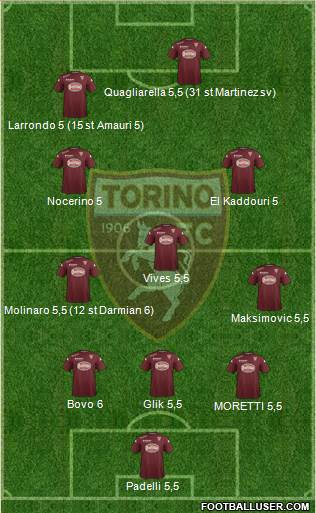 Torino Formation 2014