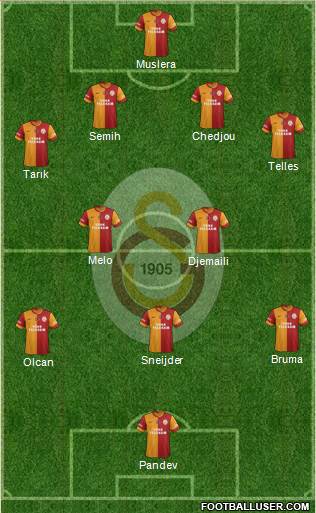 Galatasaray SK Formation 2014