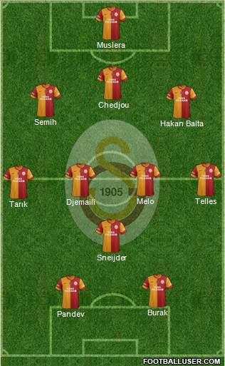 Galatasaray SK Formation 2014
