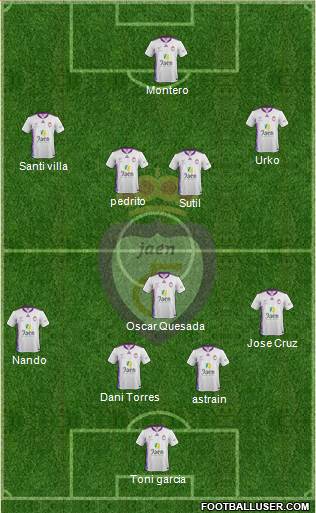 Real Jaén C.F. Formation 2014