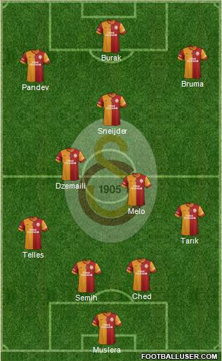 Galatasaray SK Formation 2014