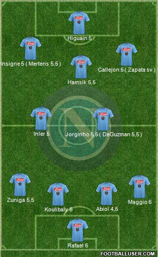 Napoli Formation 2014