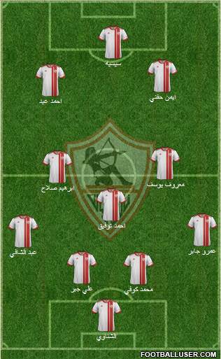 Zamalek Sporting Club Formation 2014