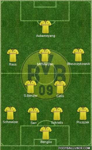 Borussia Dortmund Formation 2014