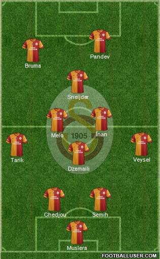 Galatasaray SK Formation 2014