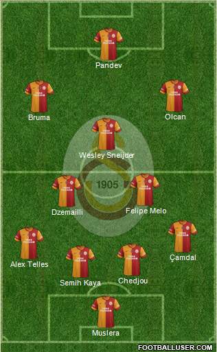 Galatasaray SK Formation 2014