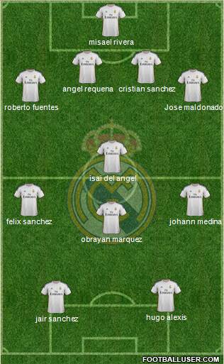 Real Madrid C.F. Formation 2014