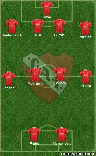 Independiente Formation 2014