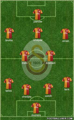 Galatasaray SK Formation 2014