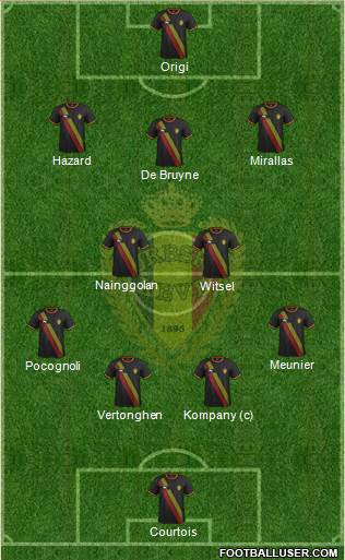 Belgium Formation 2014