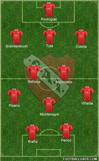 Independiente Formation 2014