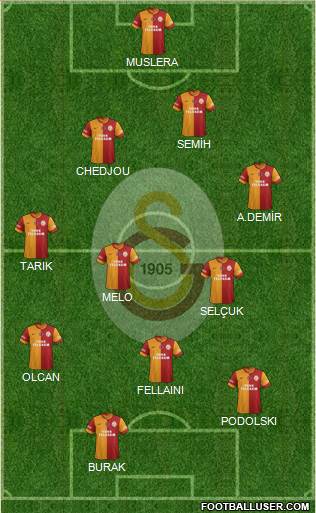Galatasaray SK Formation 2014