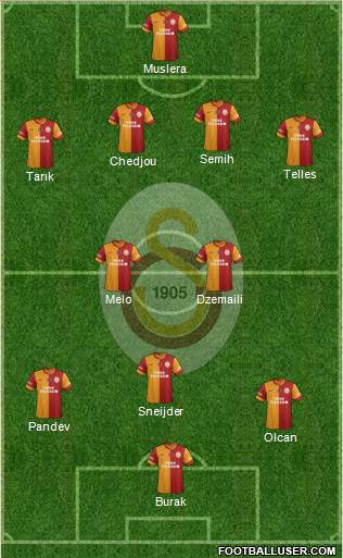 Galatasaray SK Formation 2014