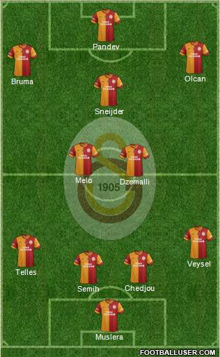 Galatasaray SK Formation 2014