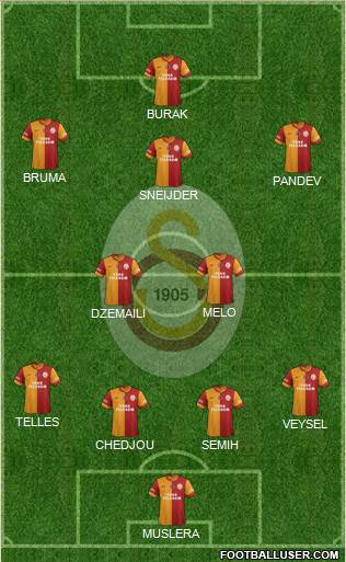 Galatasaray SK Formation 2014