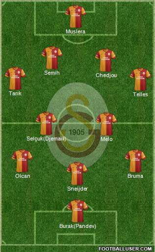 Galatasaray SK Formation 2014