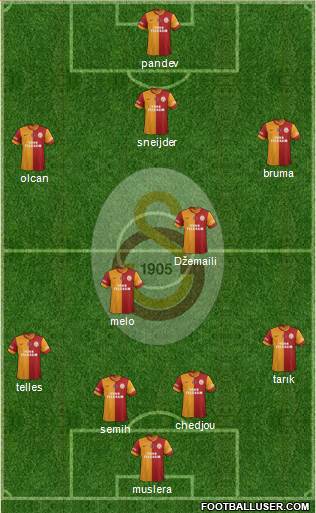 Galatasaray SK Formation 2014