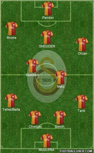 Galatasaray SK Formation 2014