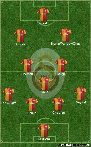 Galatasaray SK Formation 2014