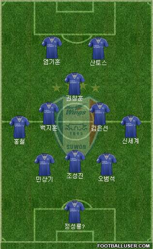 Suwon Samsung Blue Wings Formation 2014