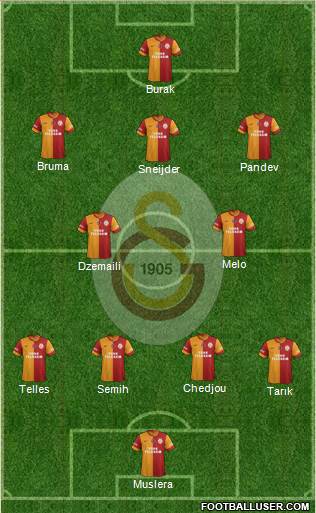 Galatasaray SK Formation 2014