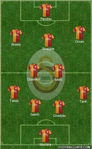 Galatasaray SK Formation 2014