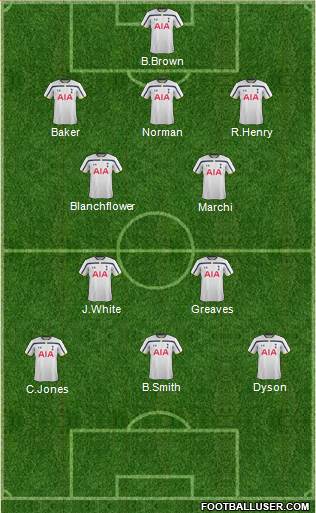 Tottenham Hotspur Formation 2014