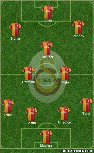 Galatasaray SK Formation 2014
