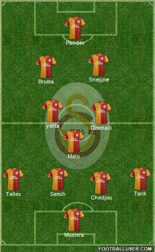Galatasaray SK Formation 2014