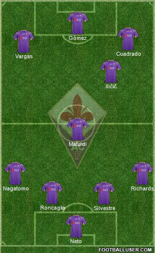 Fiorentina Formation 2014