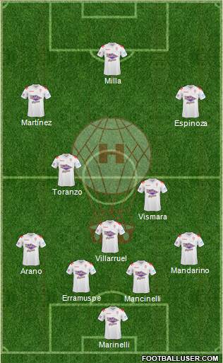 Huracán de Tres Arroyos Formation 2014