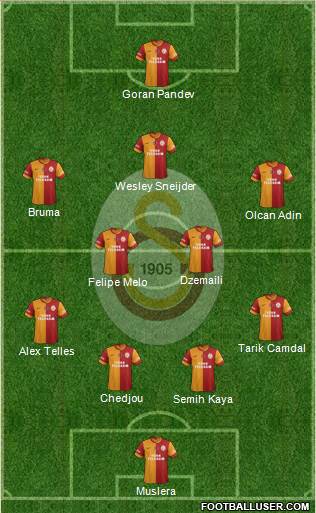 Galatasaray SK Formation 2014