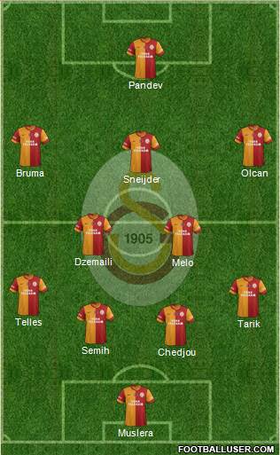 Galatasaray SK Formation 2014