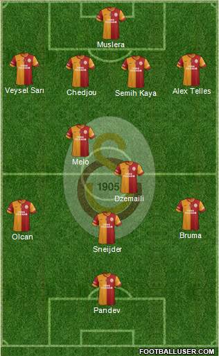 Galatasaray SK Formation 2014